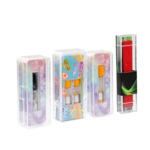 Transparent Holographic Vape Cartridge Box